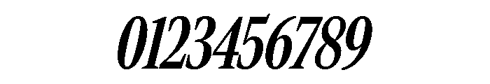Rocky Extra Condensed Medium Italic Font OTHER CHARS