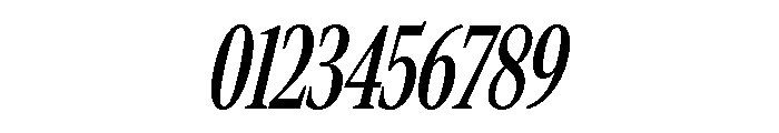 Rocky Extra Condensed Regular Italic Font OTHER CHARS