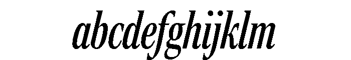 Rocky Extra Condensed Regular Italic FONT