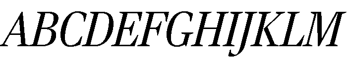 Rocky Light Italic Font UPPERCASE