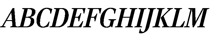 Rocky Medium Italic Font UPPERCASE