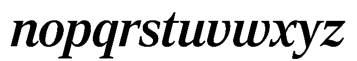 Rocky Medium Italic Font LOWERCASE