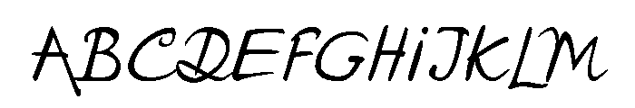 Rodin Regular Font UPPERCASE