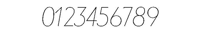 Roller Light Font OTHER CHARS