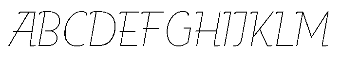 Roller Light Font UPPERCASE
