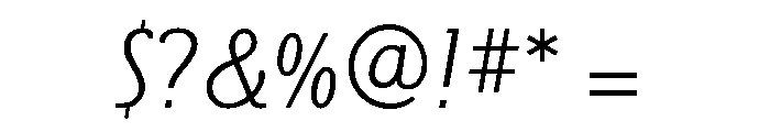 Roller Medium Font OTHER CHARS