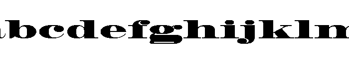 Roman Extended Fatface FONT