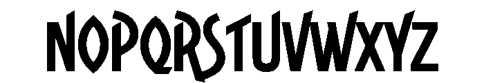 Roman Tyres Bold Font UPPERCASE