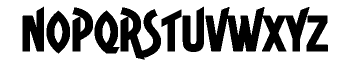 Roman Tyres Extra Bold Font LOWERCASE