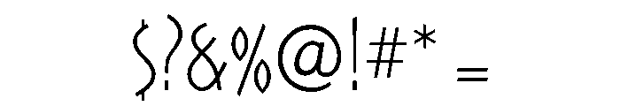 Roman Tyres Light Font OTHER CHARS