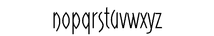 Roman Tyres Light Font LOWERCASE