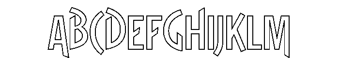 Roman Tyres Open FONT
