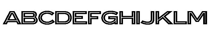 Ronsard Crystal Regular Font UPPERCASE