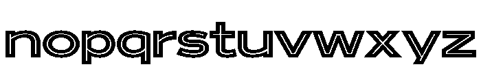 Ronsard Crystal Regular Font LOWERCASE