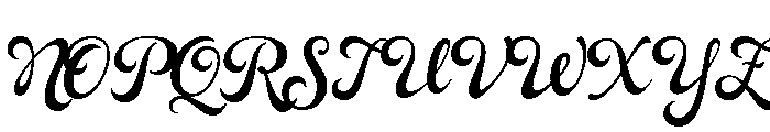 Rosarian Bold Font UPPERCASE