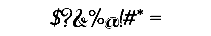 Rosarian Regular Font OTHER CHARS