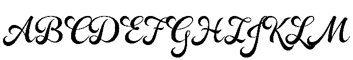 Rosarian Regular Font UPPERCASE