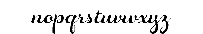 Rosarian Regular Font LOWERCASE