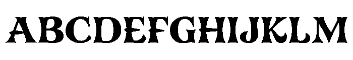 Rosebriar Regular Font UPPERCASE