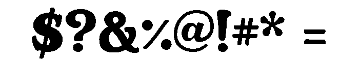 Rosemary Regular Font OTHER CHARS