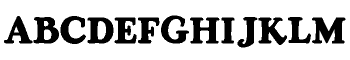Rosemary Regular Font UPPERCASE