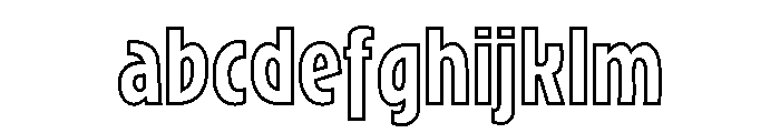 Roslyn Outline FONT