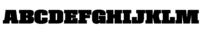 Roster Black Font UPPERCASE