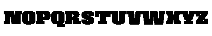 Roster Black Font UPPERCASE