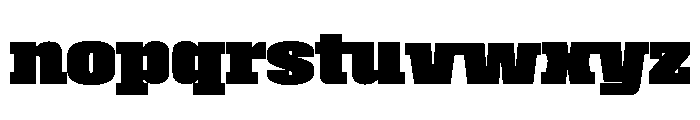 Roster Black Font LOWERCASE