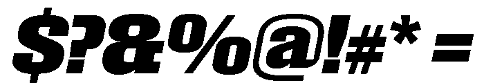 Roster Bold Italic Font OTHER CHARS