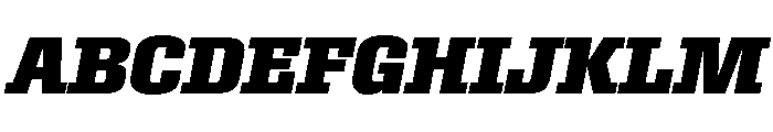 Roster Bold Italic Font UPPERCASE