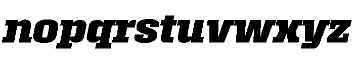 Roster Bold Italic Font LOWERCASE