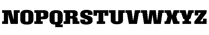 Roster Bold Font UPPERCASE