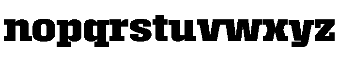 Roster Bold Font LOWERCASE