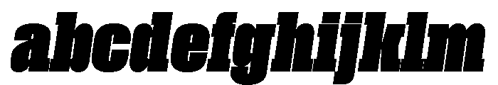 Roster Compressed Black Italic FONT