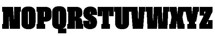 Roster Compressed Black Font UPPERCASE