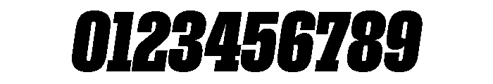 Roster Compressed Bold Italic Font OTHER CHARS