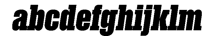Roster Compressed Bold Italic FONT