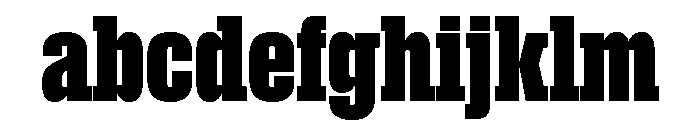 Roster Compressed Bold FONT
