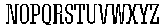 Roster Compressed Light Font UPPERCASE