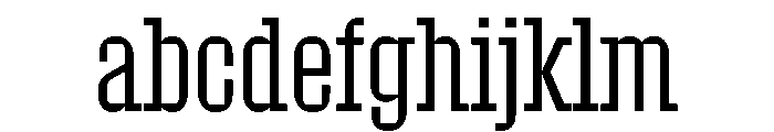 Roster Compressed Light FONT