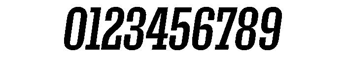 Roster Compressed Regular Italic Font OTHER CHARS