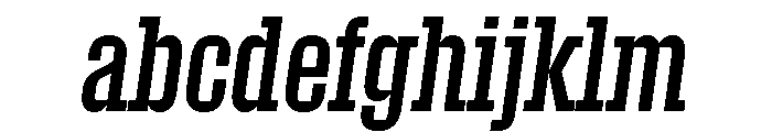 Roster Compressed Regular Italic FONT