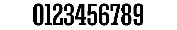 Roster Compressed Regular Font OTHER CHARS