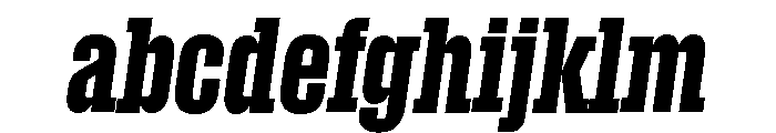 Roster Compressed Semi Bold Italic FONT