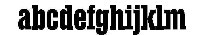 Roster Compressed Semi Bold FONT