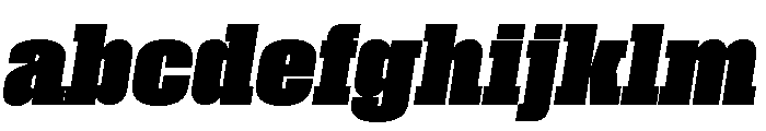 Roster Condensed Black Italic FONT