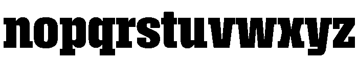 Roster Condensed Bold Font LOWERCASE
