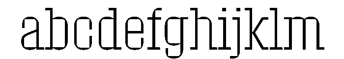 Roster Condensed Extra Light FONT