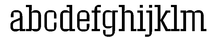 Roster Condensed Light FONT